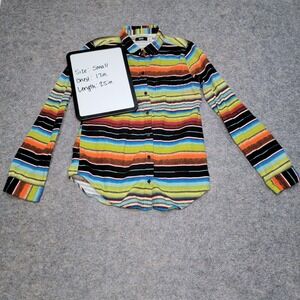 BDG‎ Urban Outfitters Striped Long Sleeve Button Down Shirt Women's Small